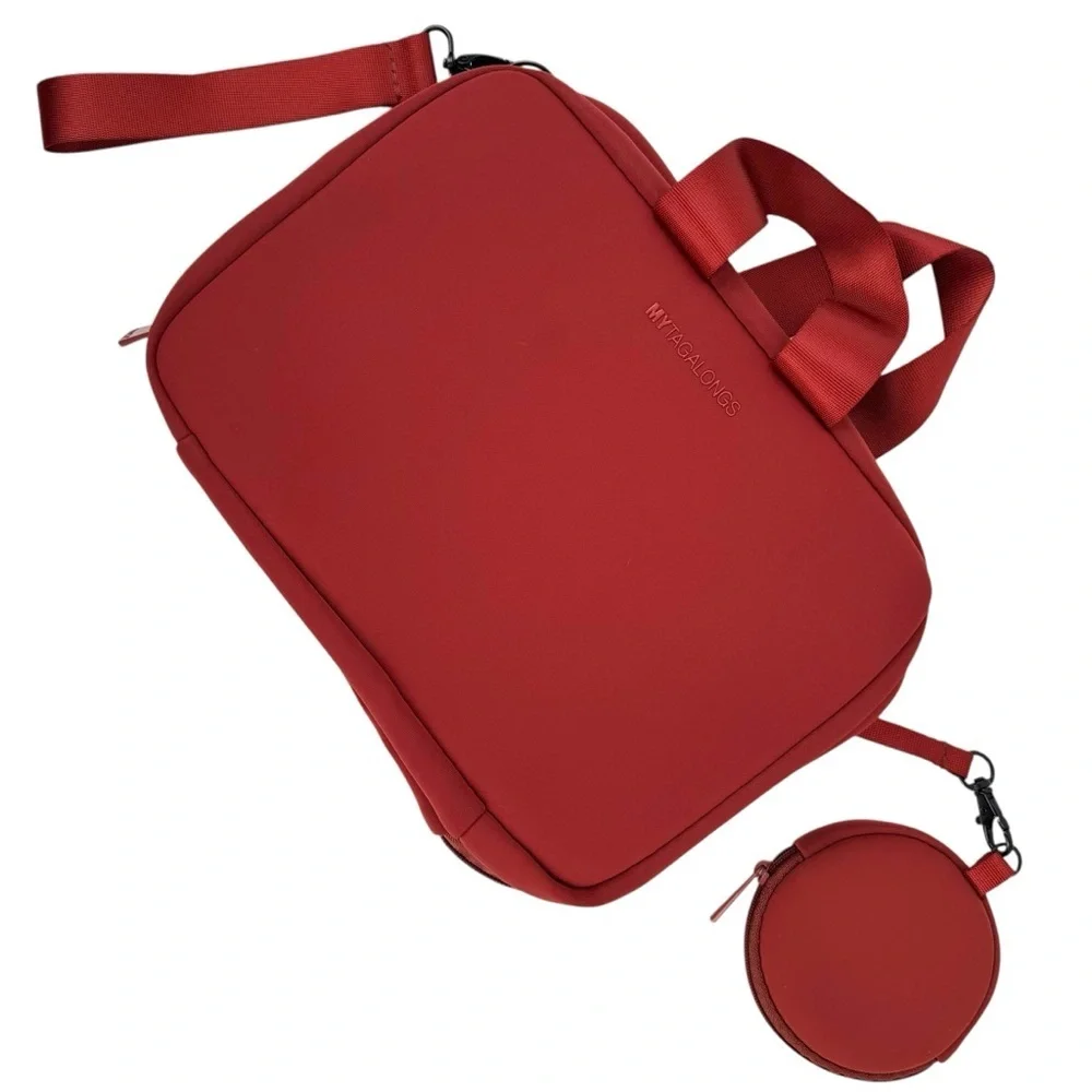 MYTAGALONGS Everleigh Baby Organizer Bag Terracotta Travel Vacation Carry